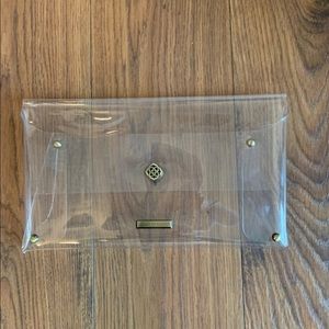 RARE KENDRA SCOTT CLEAR CLUTCH